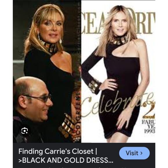 Taboo vintage Y2k Black Bodycon Rhinestone party sexy Mini Dress - Picture 15 of 15